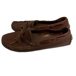 Cole Hann Gunnison Brown Leather Driving Loafers 13215 Size 10